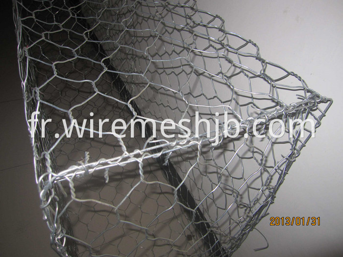 Galvanized Hexagonal Mesh Gabion